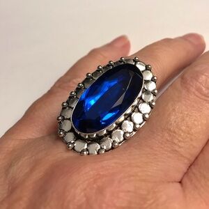 London Blue Topaz 925 Sterling Silver Ring